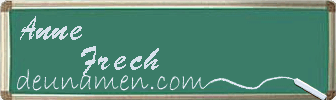 Anne Frech Visitenkarte